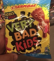 Spending a few weeks in Paris Couldnt help to let out a good laugh at the translation of Sour Patch Kids