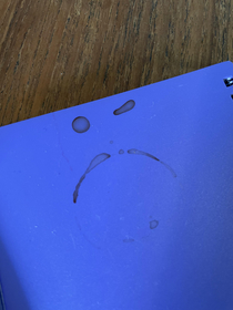 Spilt coffee on my note book and its furious