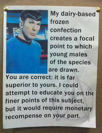 Spocks Milkshake