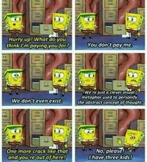 SpongeBob getting existential