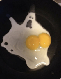 Spooky ghost scared of its boobies