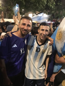 Spotted at the celebrations in Argentina