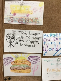Spotted in Five Guys