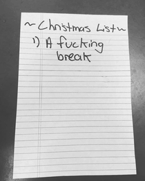 Started my  Christmas list early this year