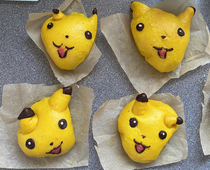 Steamed Pikachu buns gone wrong