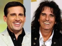 Steve Carell and Alice Cooper are the same person