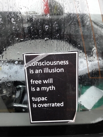 Sticker on my co-workers car