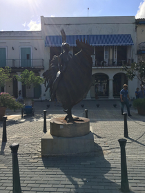 Strange sculpture in Havana