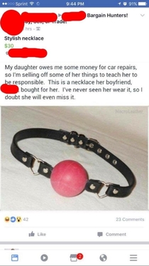 Stylish necklace X-post from roldpeoplefacebook