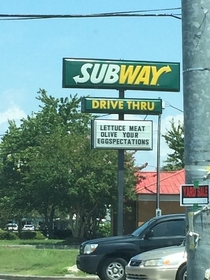 Subway sure doesnt mess around with their puns