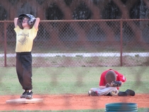 Summarizes just about every one of my nephews little league games
