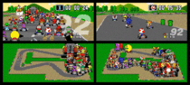 Super Mario Kart with  Players is Glorious