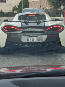 Sweet license plate on a McLaren I saw downtown