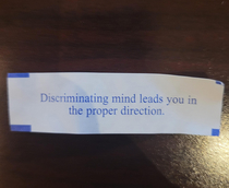 Take it easy fortune cookie
