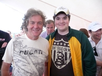 Taking a photo with one of the Top Gear guys when