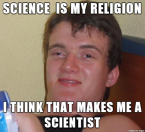 Talking with my buddy last night about being an atheist and he pulls out this gem