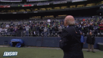 Terry Bradshaw Awesome Pregame One-Handed Catch