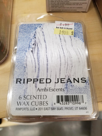 Thanks I always wanted my house to smell like ripped denim