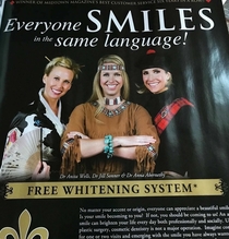 That free whitening system seemed to work too well Turned the Japanese and Aboriginal womens skin white too