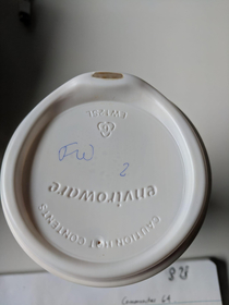 That moment you realise it says FW for flat white and your barista has NOT drawn a dick and balls on your coffee lid