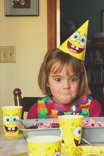 That time I was aggressively excited for my birthday cake