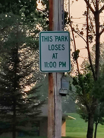 Thats a funny thing for a park to do