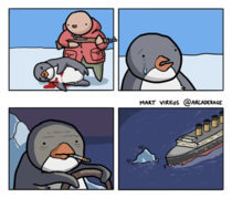 Thats how the Titanic sank