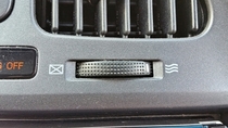 The air vents in my car have two settings Email or Bacon