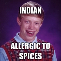 The Asian guy who is allergic to rice I feel you