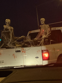 The back of this guys truck