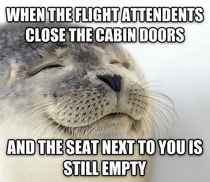 The best thing when flying