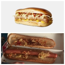 The Big Hot Dog from MacDonalds