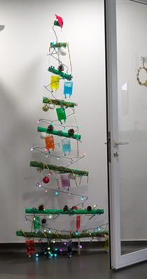 The Christmas tree at my chemo center