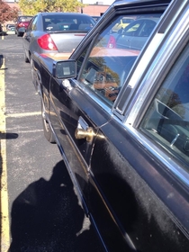 The classy way to open a car door
