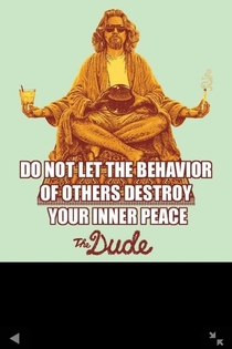 The dude is wise