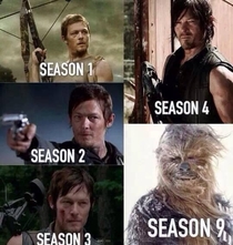 The evolution of Daryl Dixon