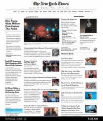 The evolution of The New York Timess homepage conveys the mounting horror of the Orlando shooting