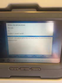 The fight I was on had seat to seat messaging