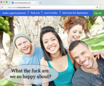 The homepage of every student loan website ever