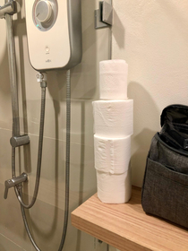 The hotel Im staying in keeps adding a new roll of toilet paper every day even though Im not using any