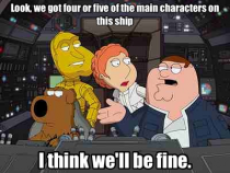 The logic I use when watching a movie with multiple main characters in the same dangerous situation