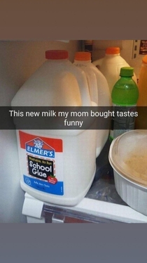 The milk tastes great
