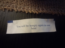 The Most Accurate Fortune Cookie Ever