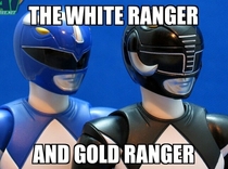 The new White and Gold Power Rangers