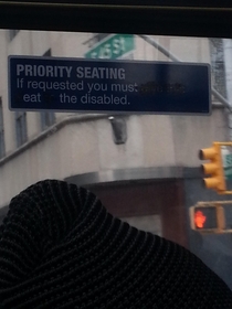 The New York City transit system at its finest