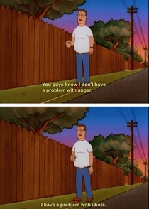 The older I get the more I relate to Hank Hill