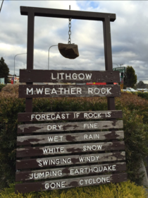 The one the only weather rock