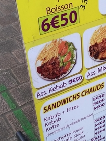 The only kebab Im willing to eat
