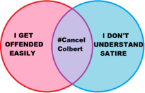 The people who supported the CancelColbert hashtag