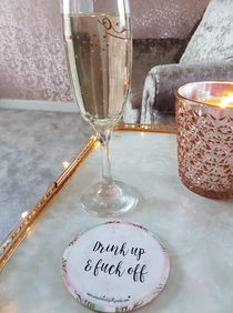 The perfect coaster for unwanted guests